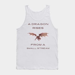 A dragon rises from a small stream Tank Top